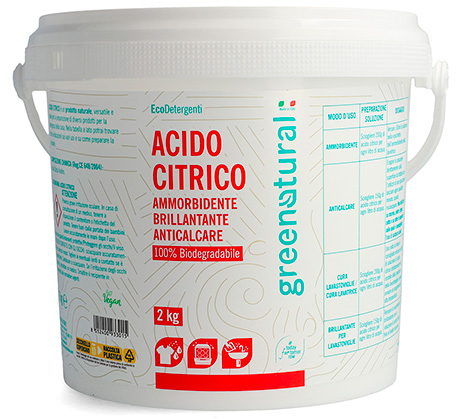 Ecodet Acido Citrico, pulizia naturale di tutta la casa. In offerta!
