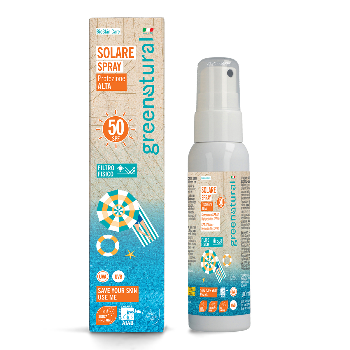 Solare SPF50 - filtro fisico